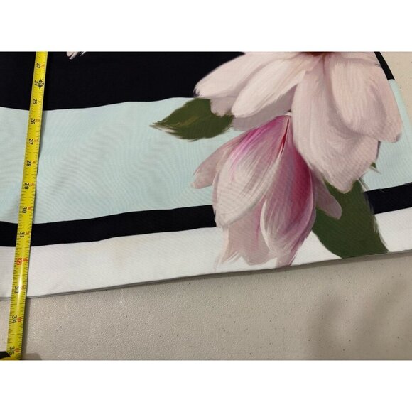 TED BAKER DALYN Magnolia Stripe Textured Dress Women Size 1 - Picture 14 of 16